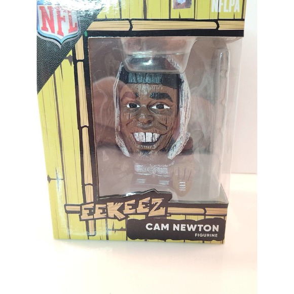 BRAND NEW Carolina Panthers Forever Collectibles NFL Cam Newton EEKEEZ Figurine - Picture 2 of 5